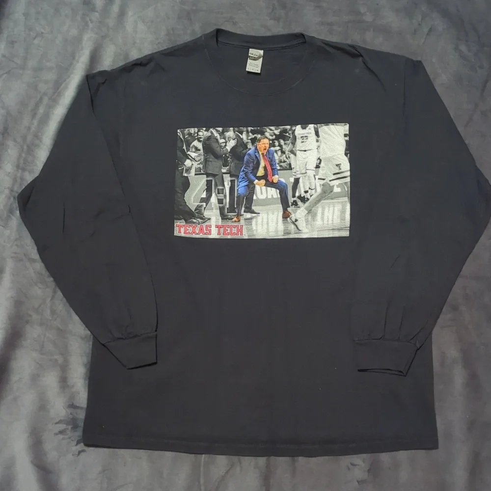 Texas Tech Graphic Long Sleeve Tee, Size Large - Picture 2 of 4